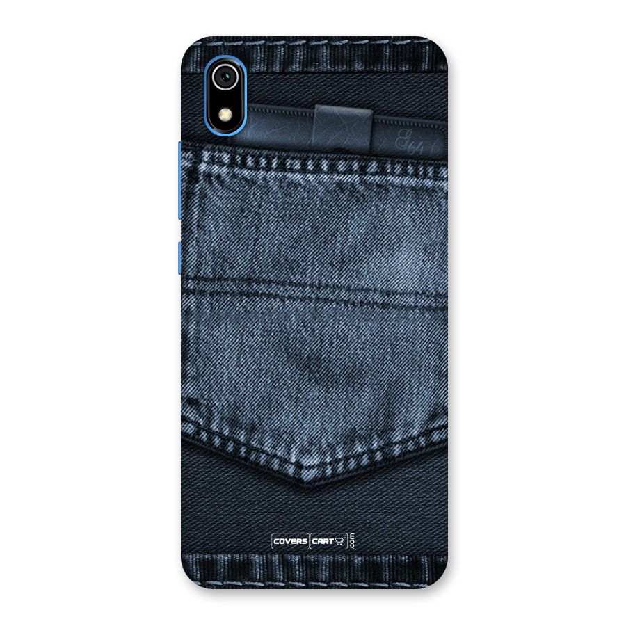 Blue Denim Back Case for Redmi 7A