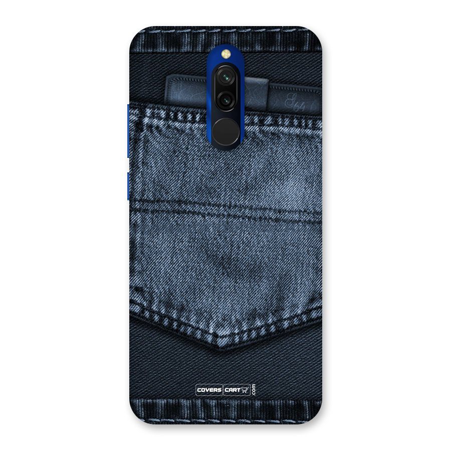 Blue Denim Back Case for Redmi 8