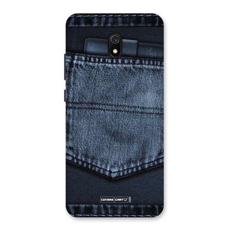 Blue Denim Back Case for Redmi 8A