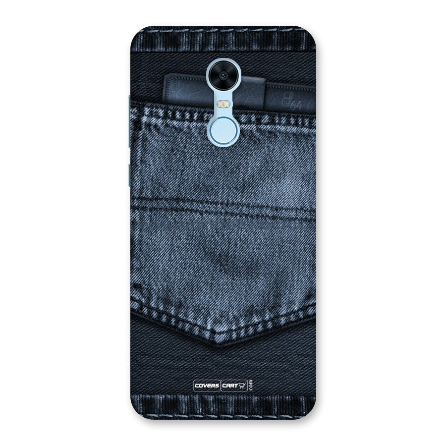 Blue Denim Back Case for Redmi Note 5