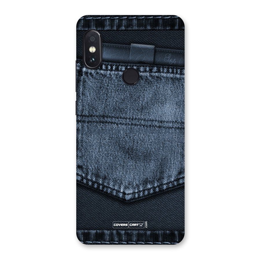 Blue Denim Back Case for Redmi Note 5 Pro
