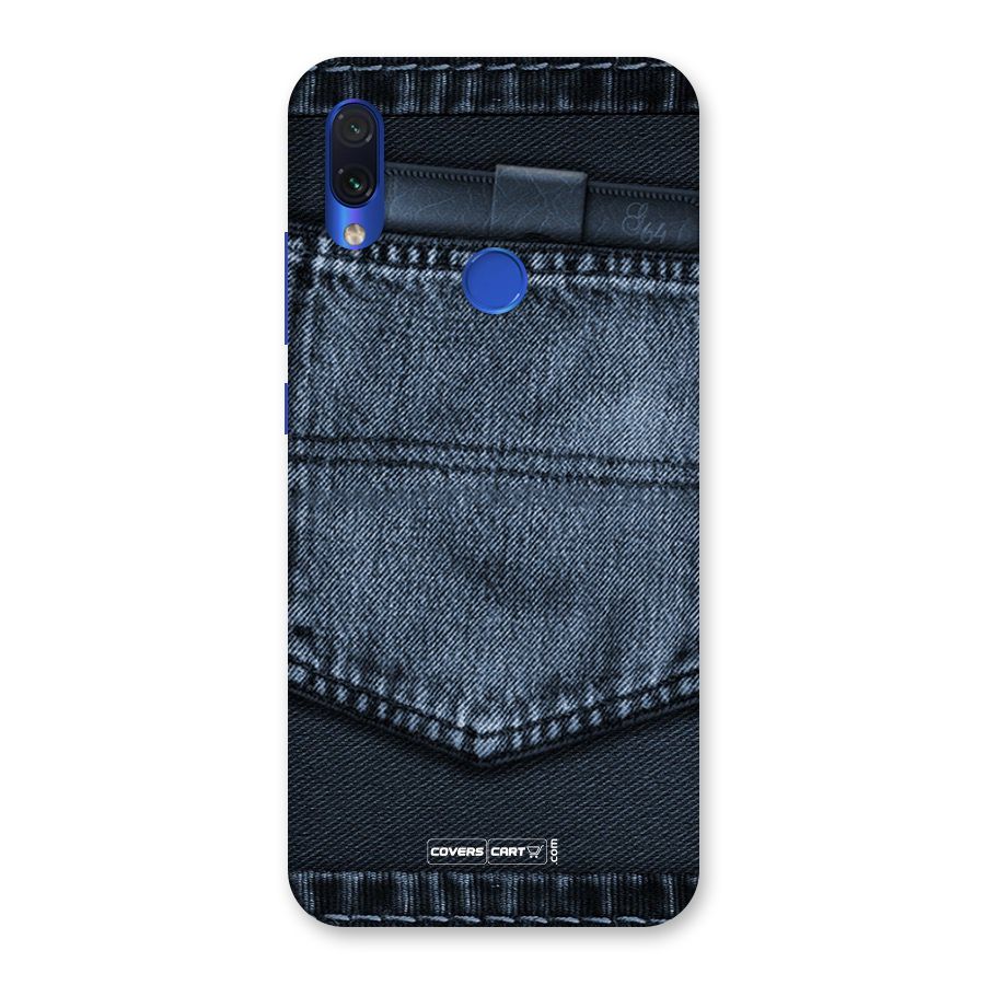 Blue Denim Back Case for Redmi Note 7