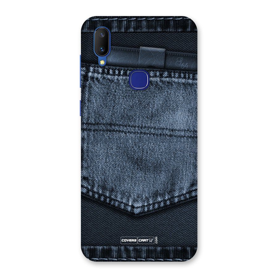 Blue Denim Back Case for Vivo V11