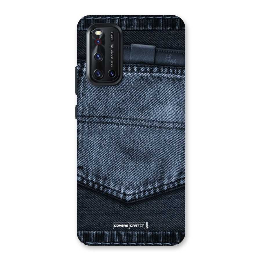 Blue Denim Back Case for Vivo V19