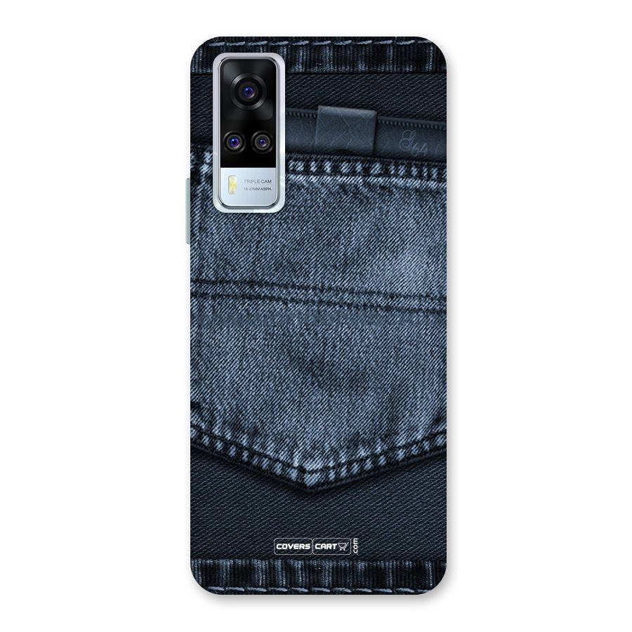 Blue Denim Back Case for Vivo Y31