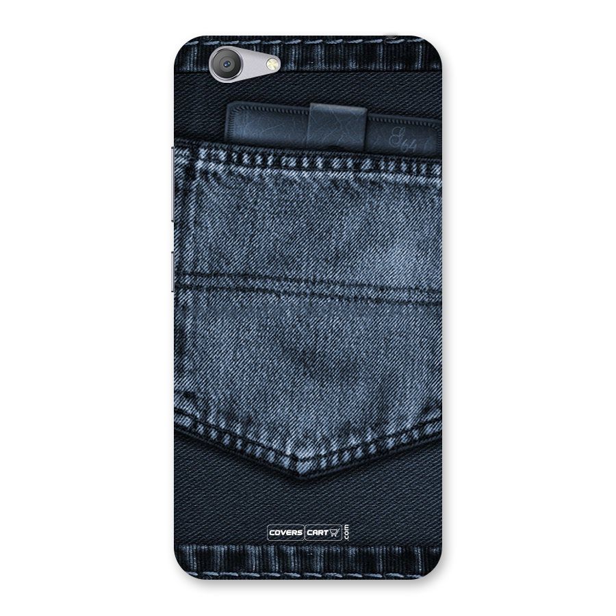 Blue Denim Back Case for Vivo Y53