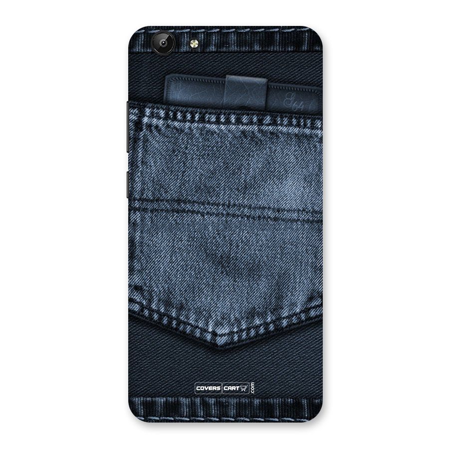 Blue Denim Back Case for Vivo Y69