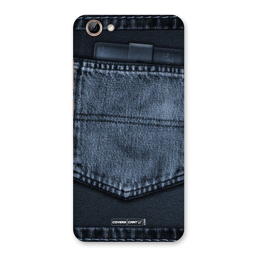 Blue Denim Back Case for Vivo Y71