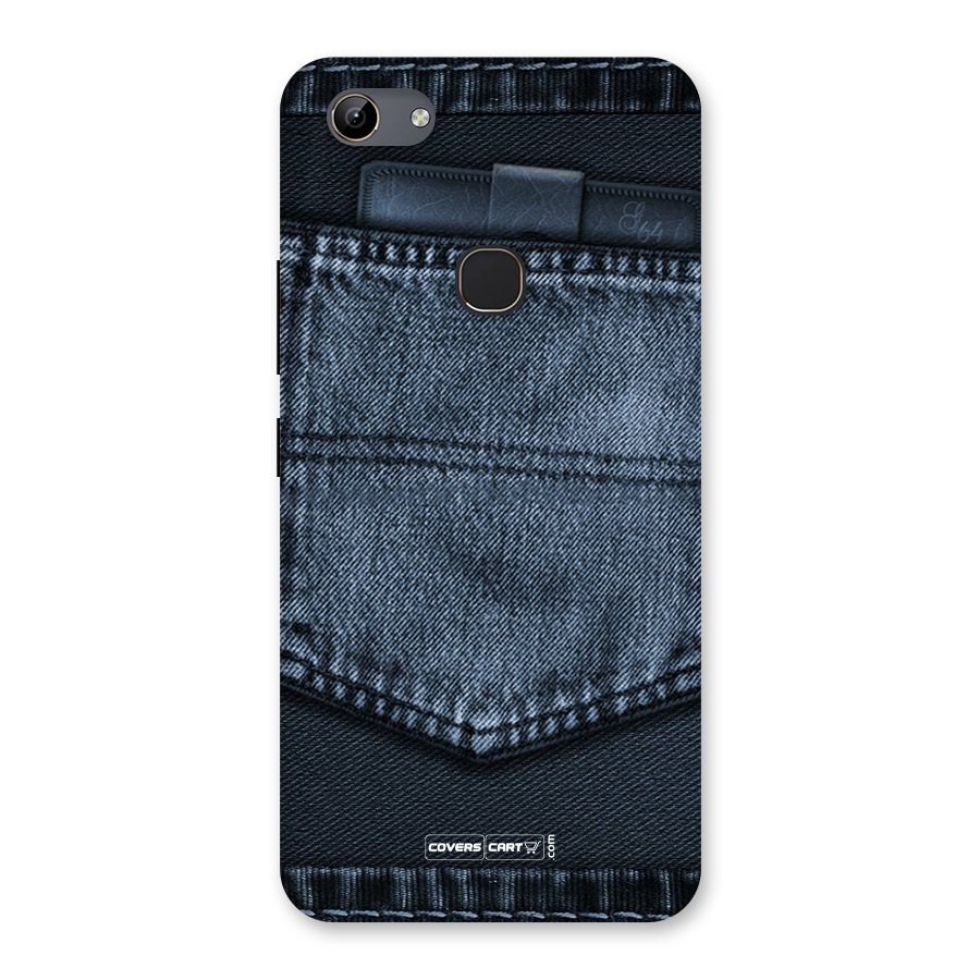 Blue Denim Back Case for Vivo Y81