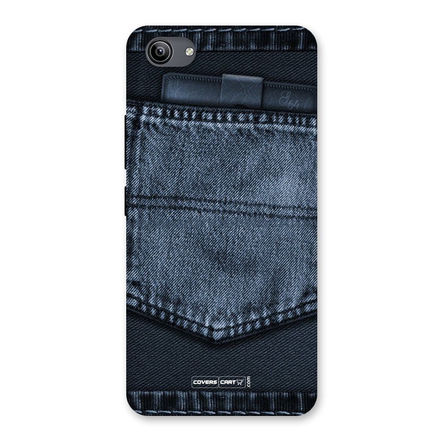 Blue Denim Back Case for Vivo Y81i