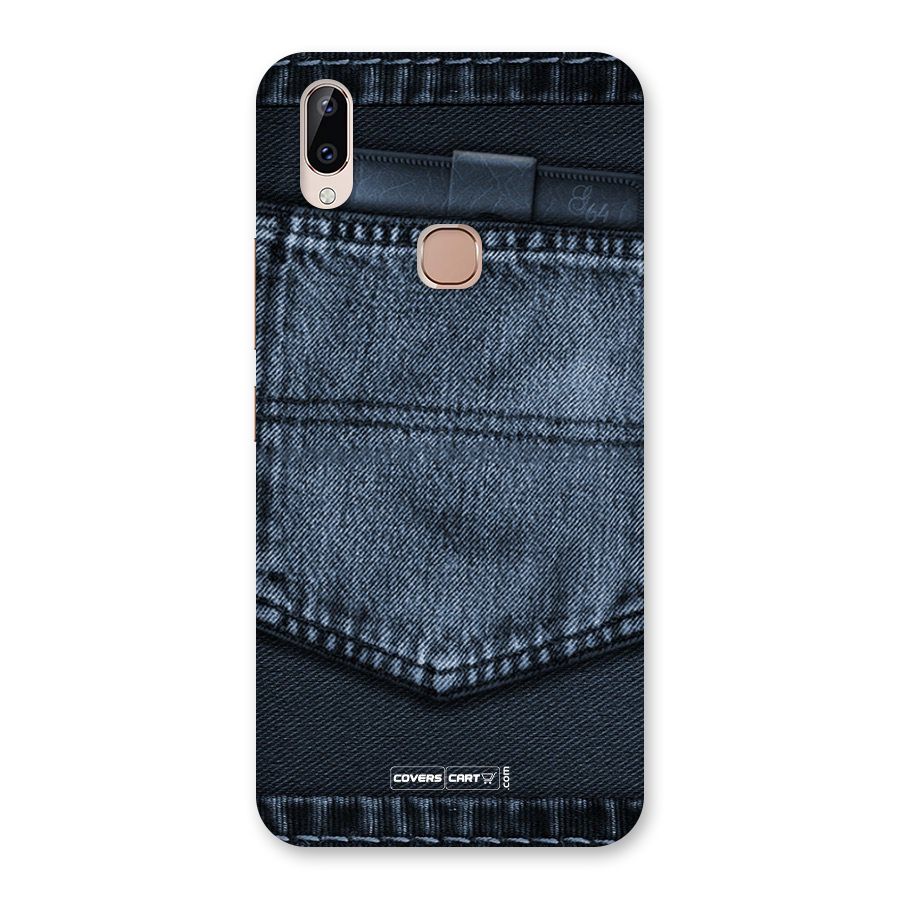 Blue Denim Back Case for Vivo Y83 Pro