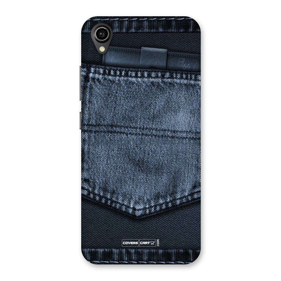 Blue Denim Back Case for Vivo Y90