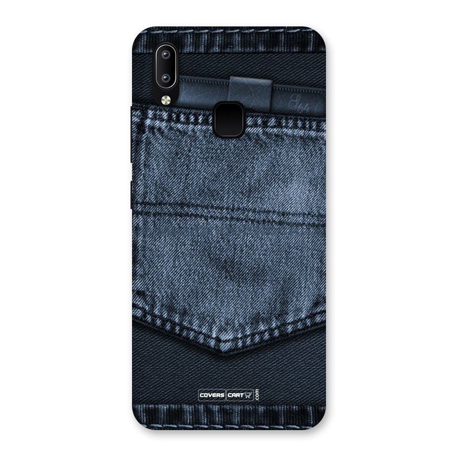Blue Denim Back Case for Vivo Y93