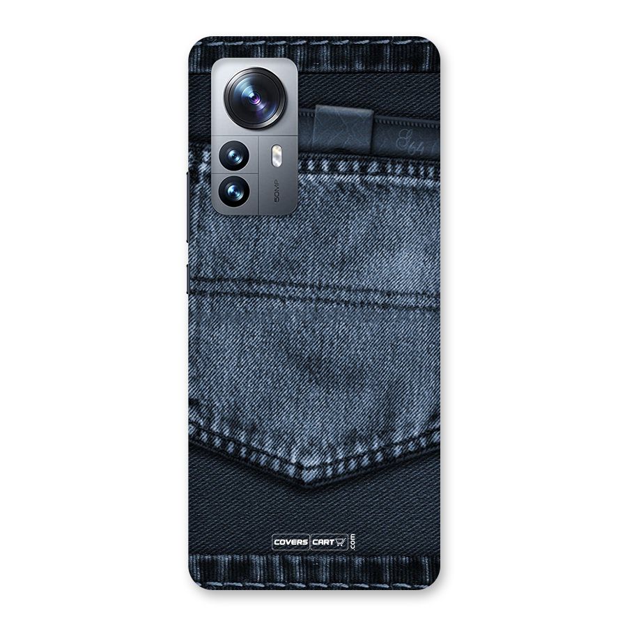 Blue Denim Back Case for Xiaomi 12 Pro