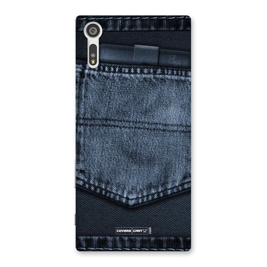 Blue Denim Back Case for Xperia XZ