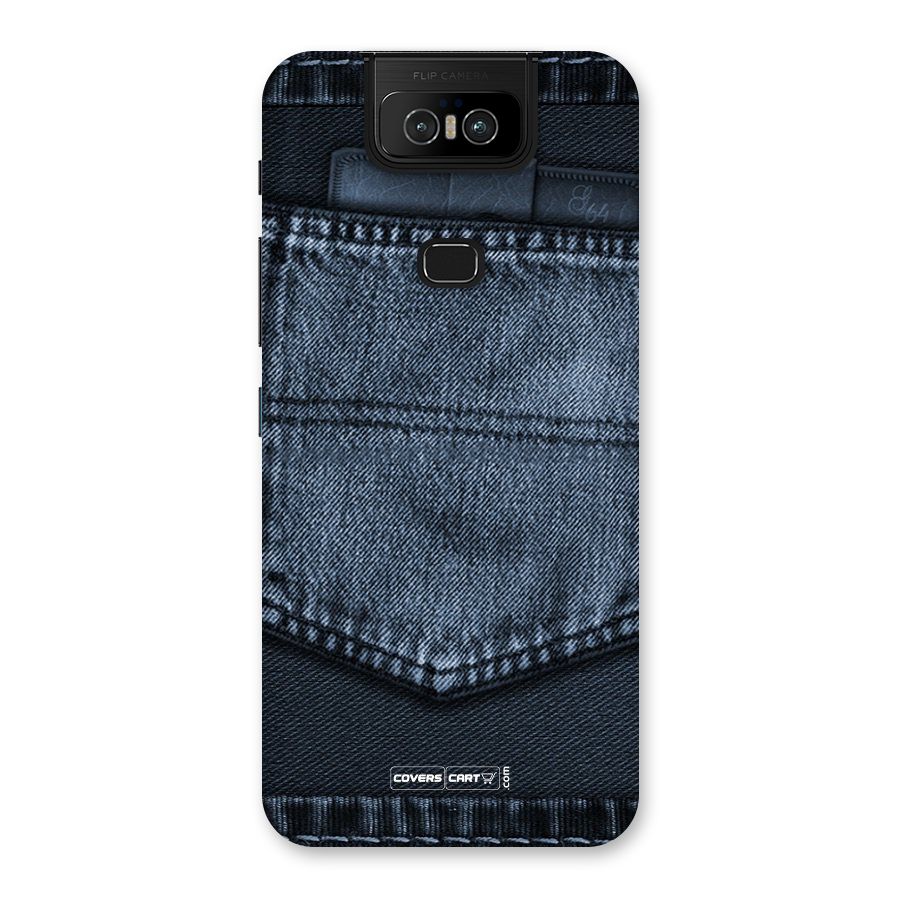 Blue Denim Back Case for Zenfone 6z
