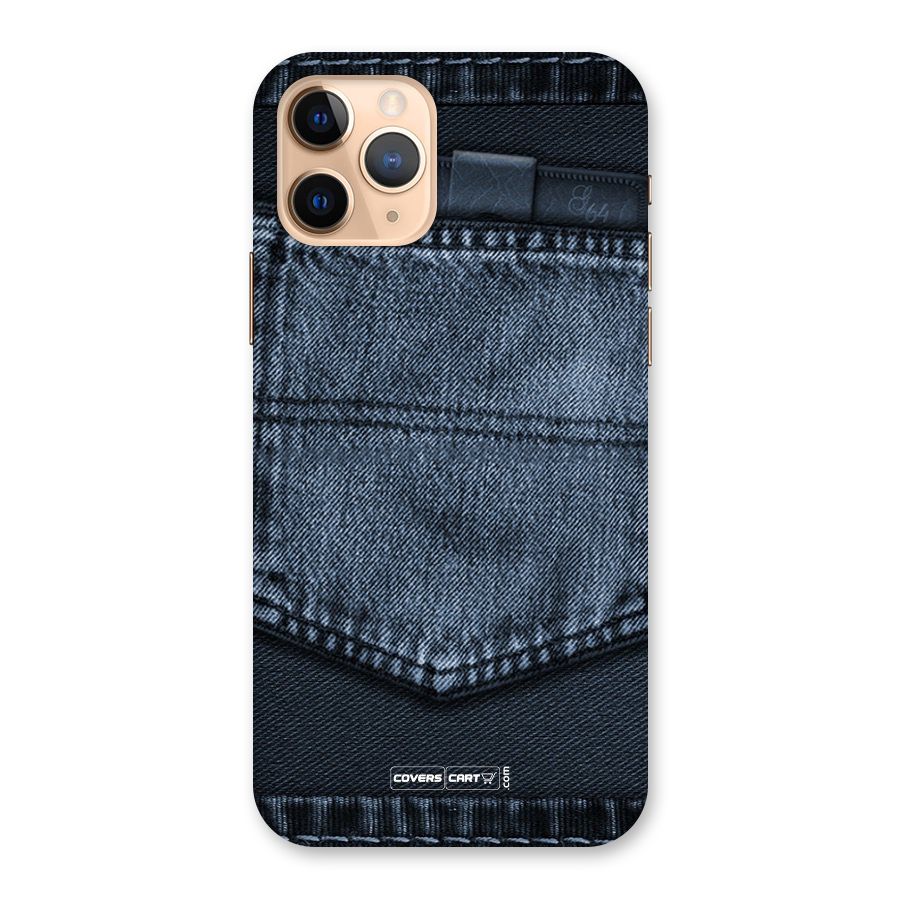 Blue Denim Back Case for iPhone 11 Pro