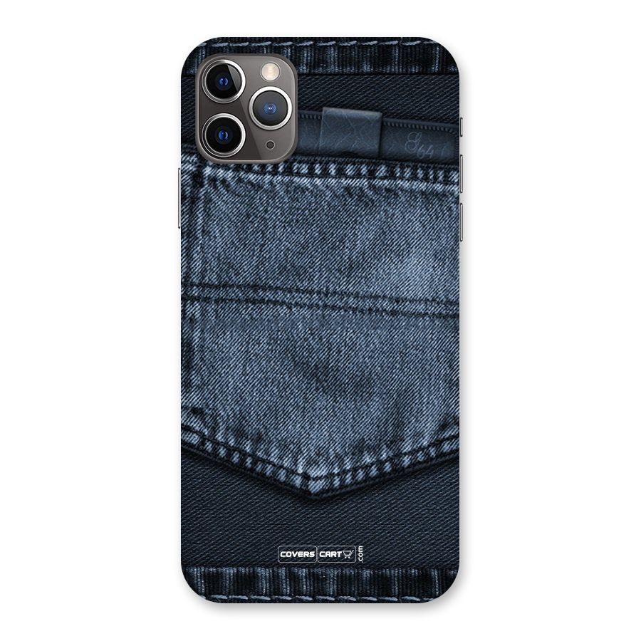 Blue Denim Back Case for iPhone 11 Pro Max