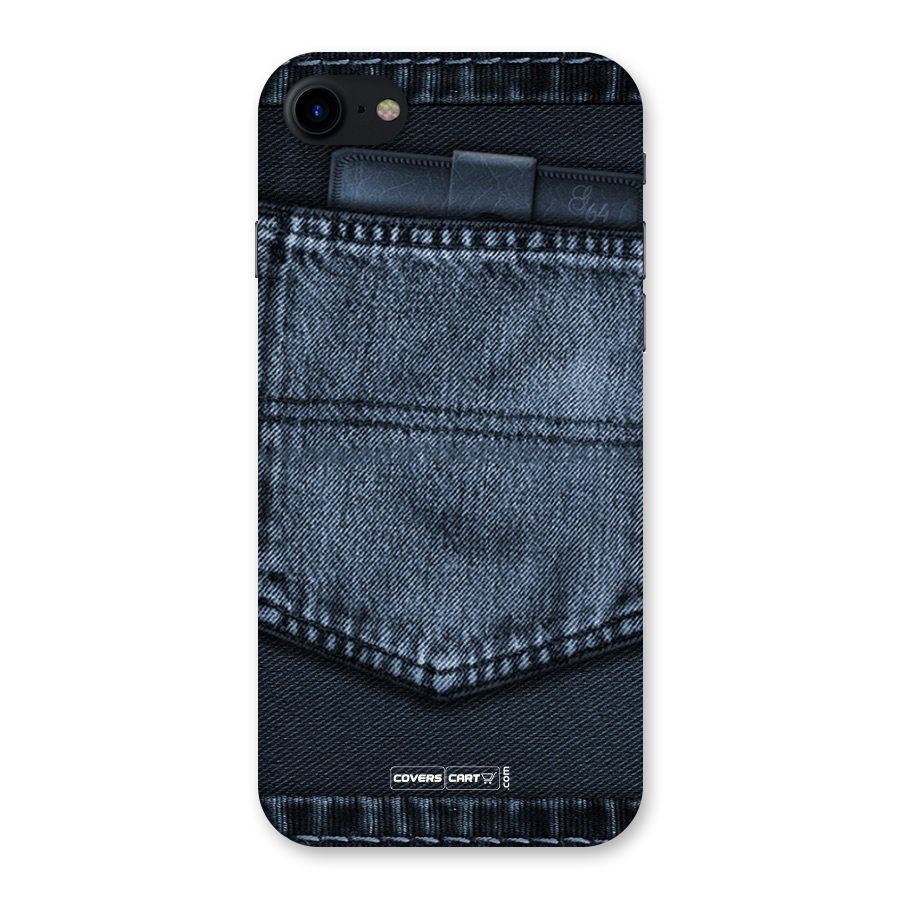 Blue Denim Back Case for iPhone SE 2020