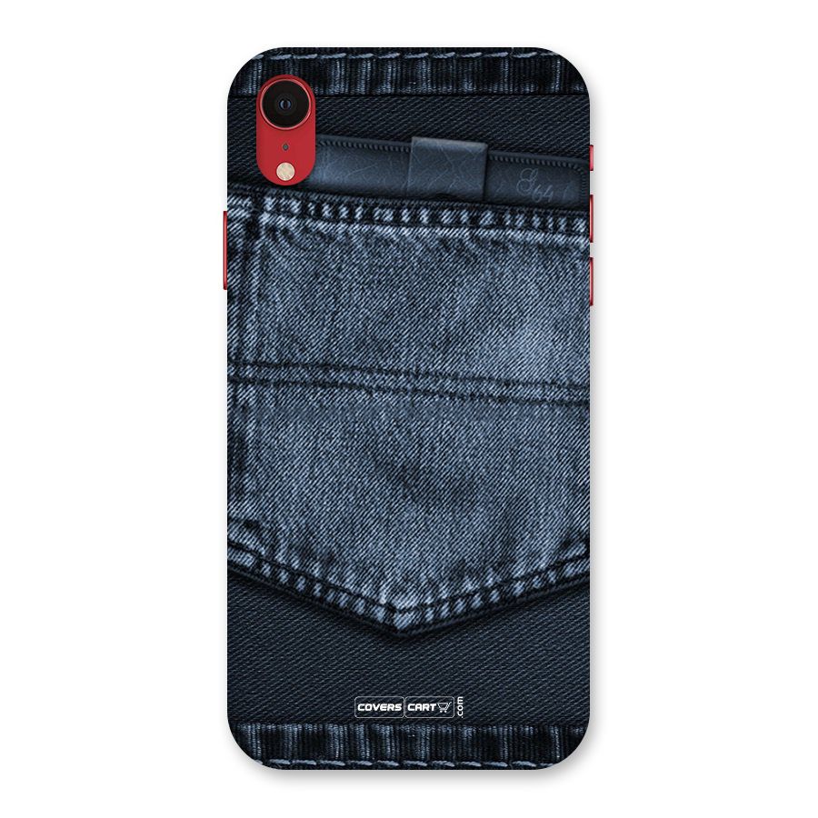 Blue Denim Back Case for iPhone XR
