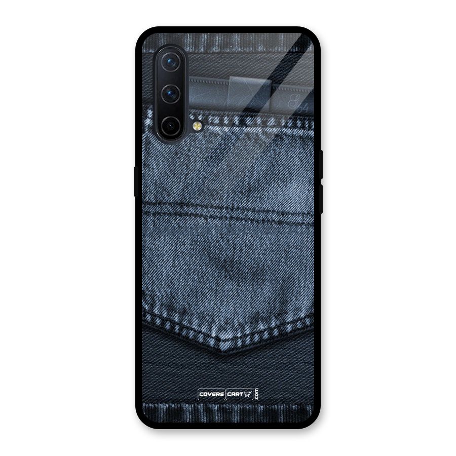 Blue Denim Glass Back Case for OnePlus Nord CE 5G
