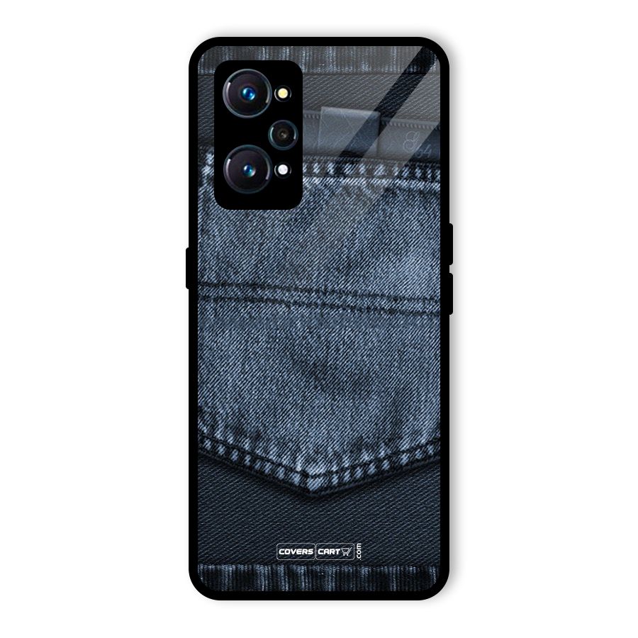 Blue Denim Glass Back Case for Realme GT Neo2
