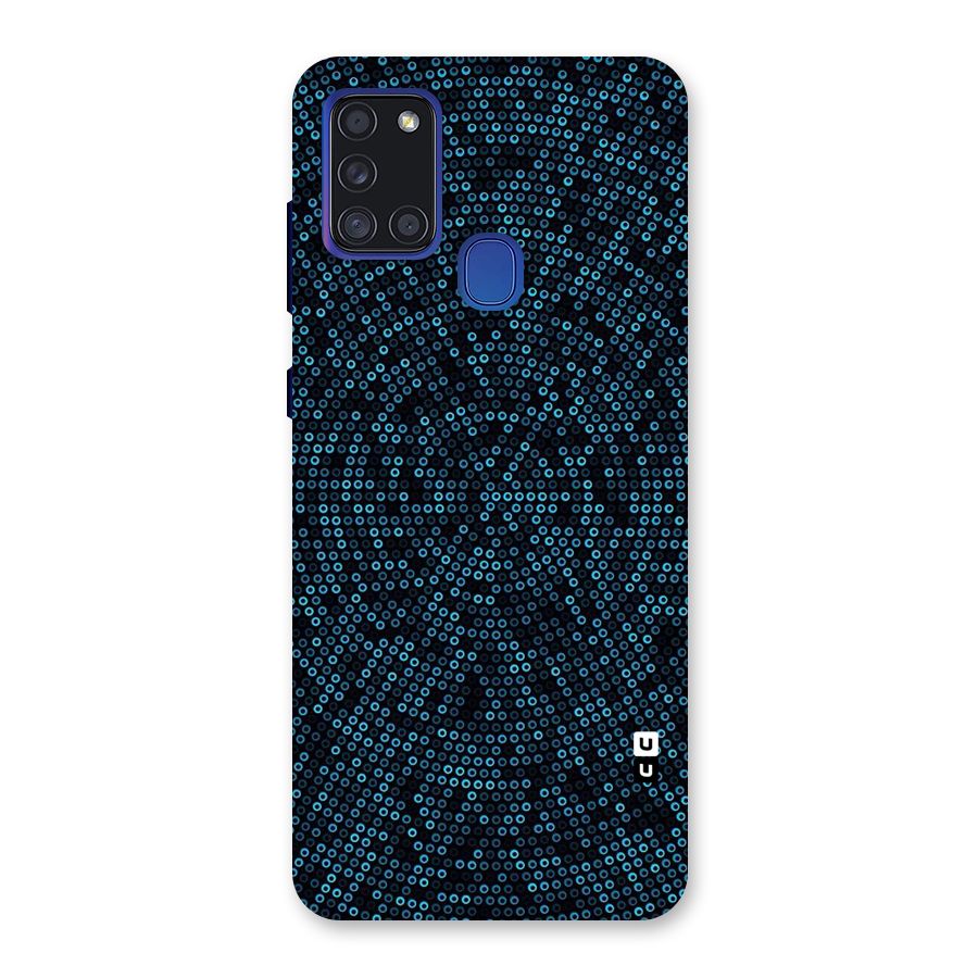 Blue Disco Lights Back Case for Galaxy A21s