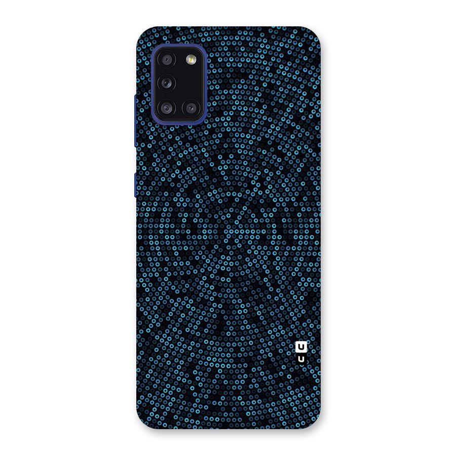 Blue Disco Lights Back Case for Galaxy A31