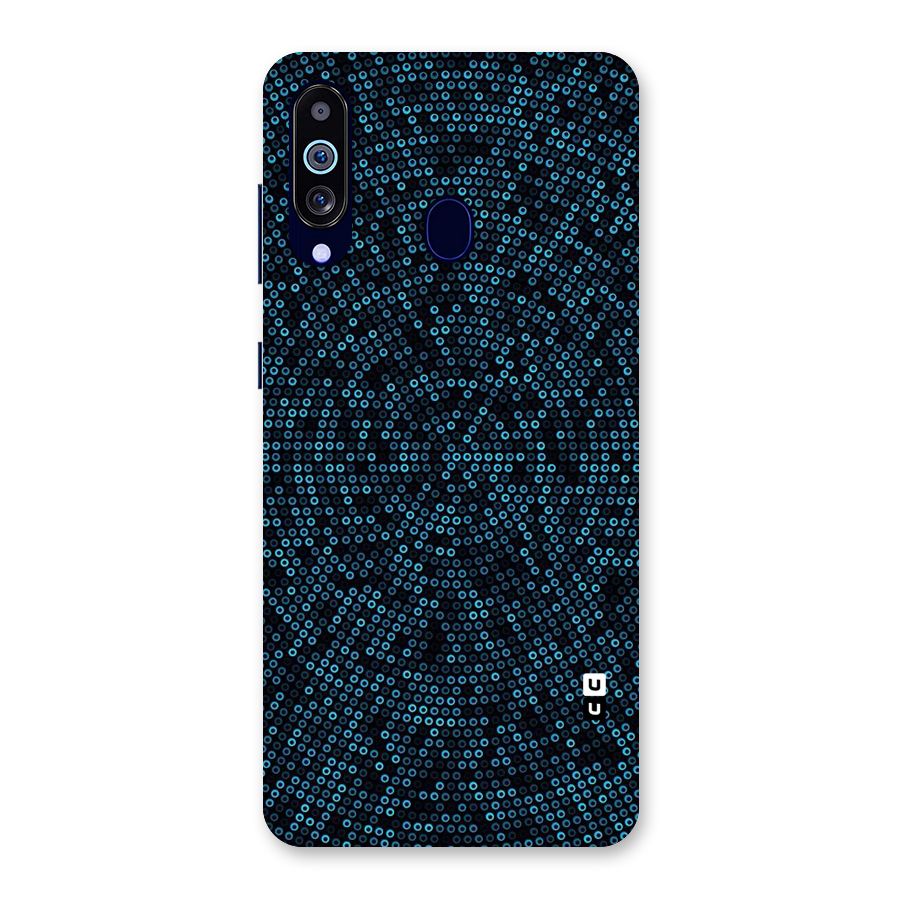 Blue Disco Lights Back Case for Galaxy A60