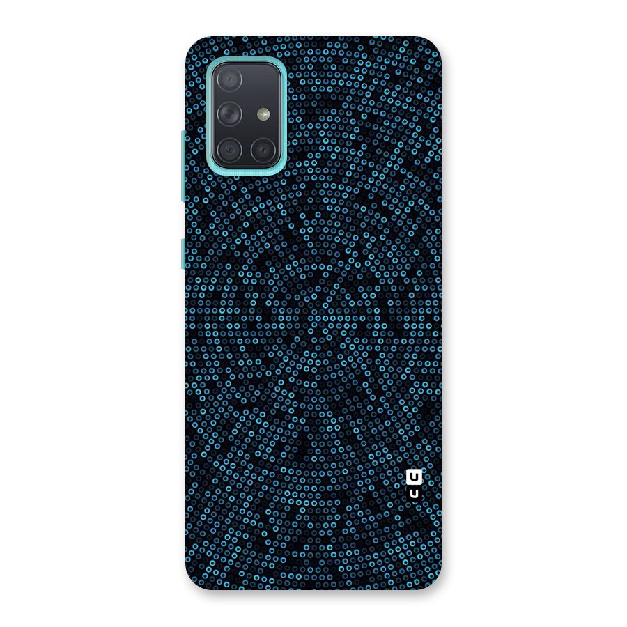 Blue Disco Lights Back Case for Galaxy A71