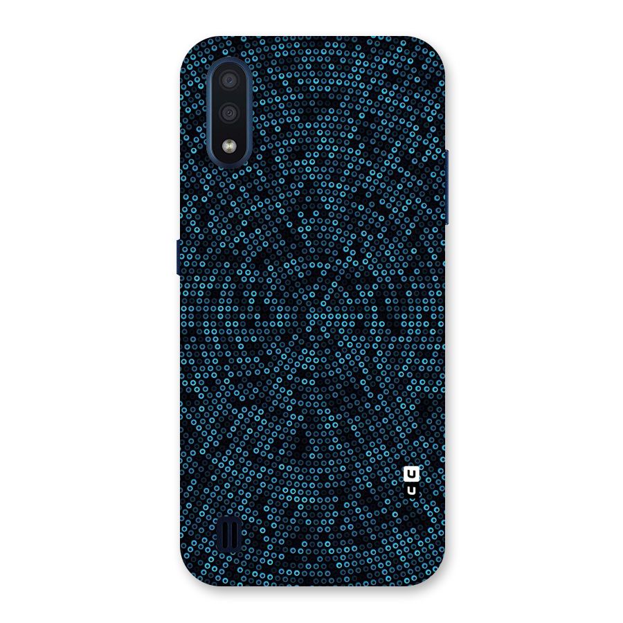 Blue Disco Lights Back Case for Galaxy M01