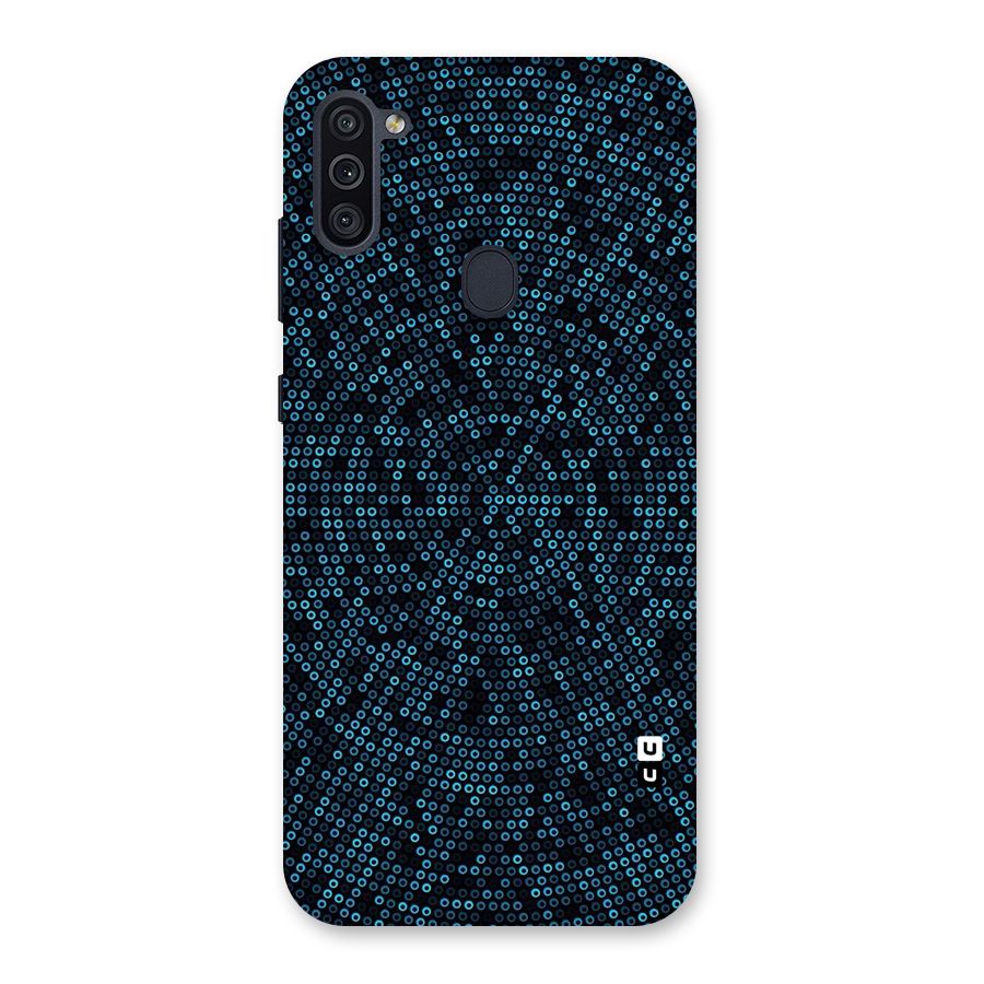 Blue Disco Lights Back Case for Galaxy M11