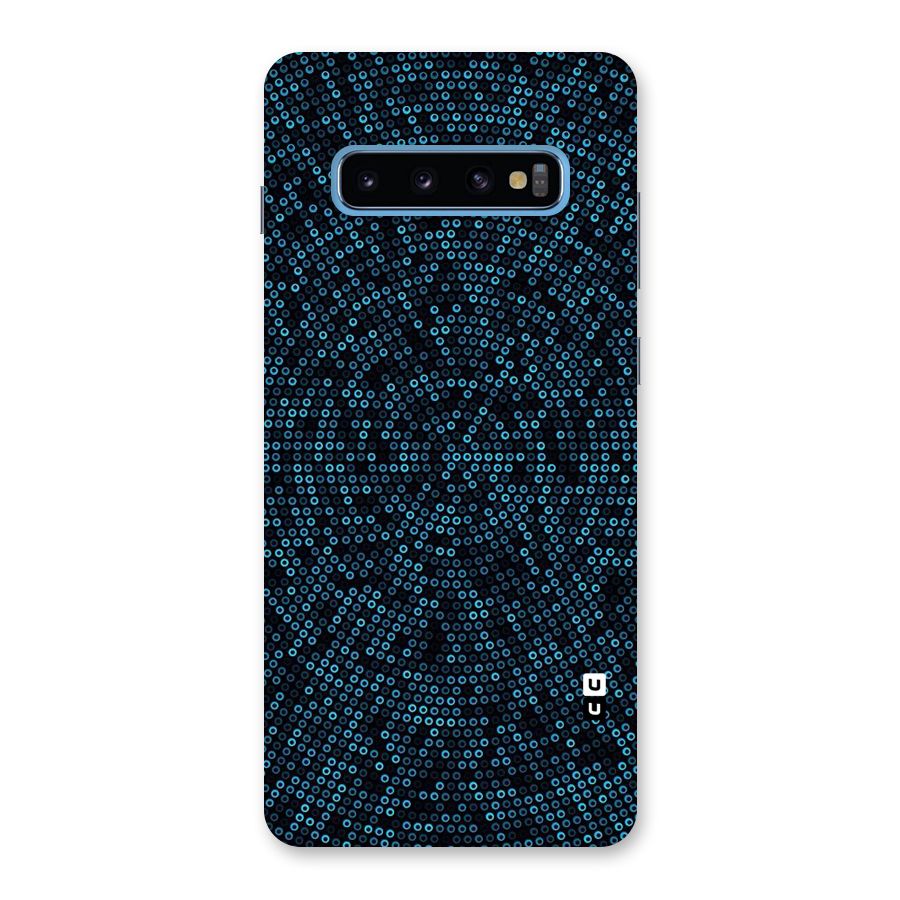 Blue Disco Lights Back Case for Galaxy S10 Plus