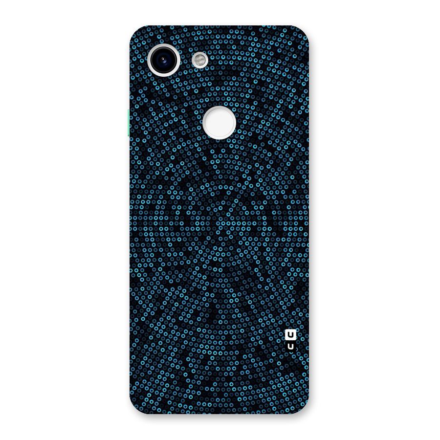 Blue Disco Lights Back Case for Google Pixel 3