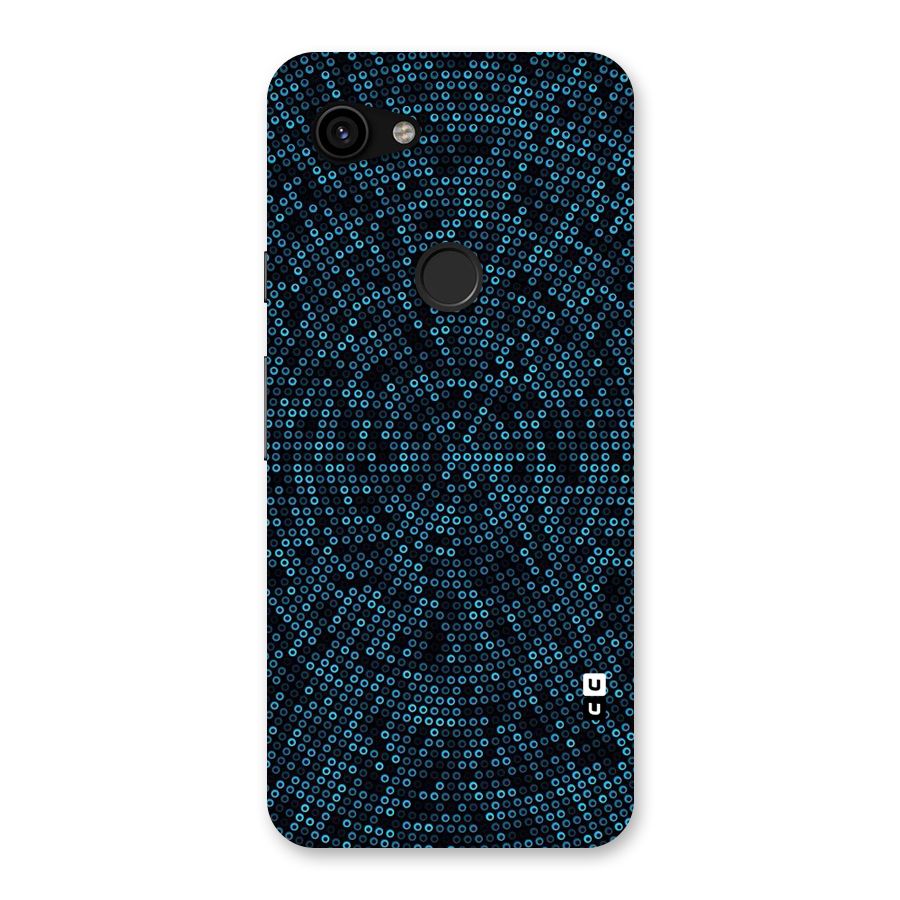 Blue Disco Lights Back Case for Google Pixel 3a