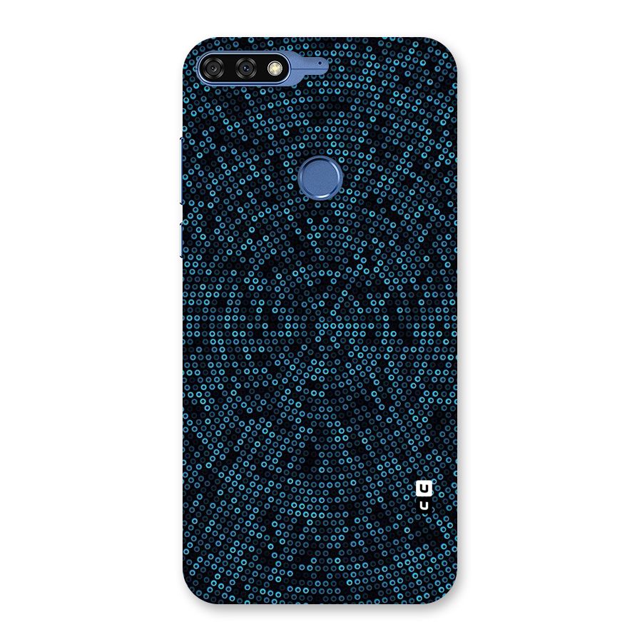 Blue Disco Lights Back Case for Honor 7C
