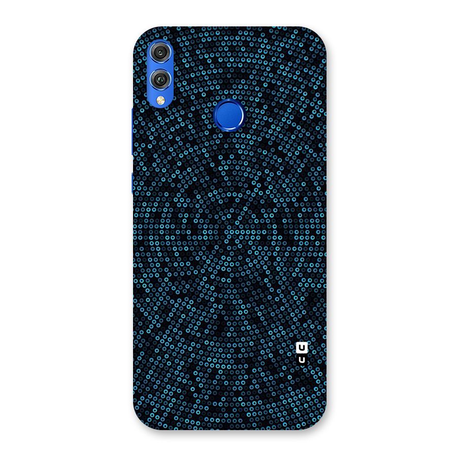 Blue Disco Lights Back Case for Honor 8X