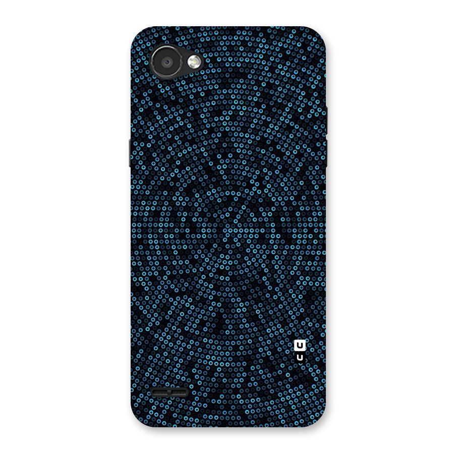Blue Disco Lights Back Case for LG Q6