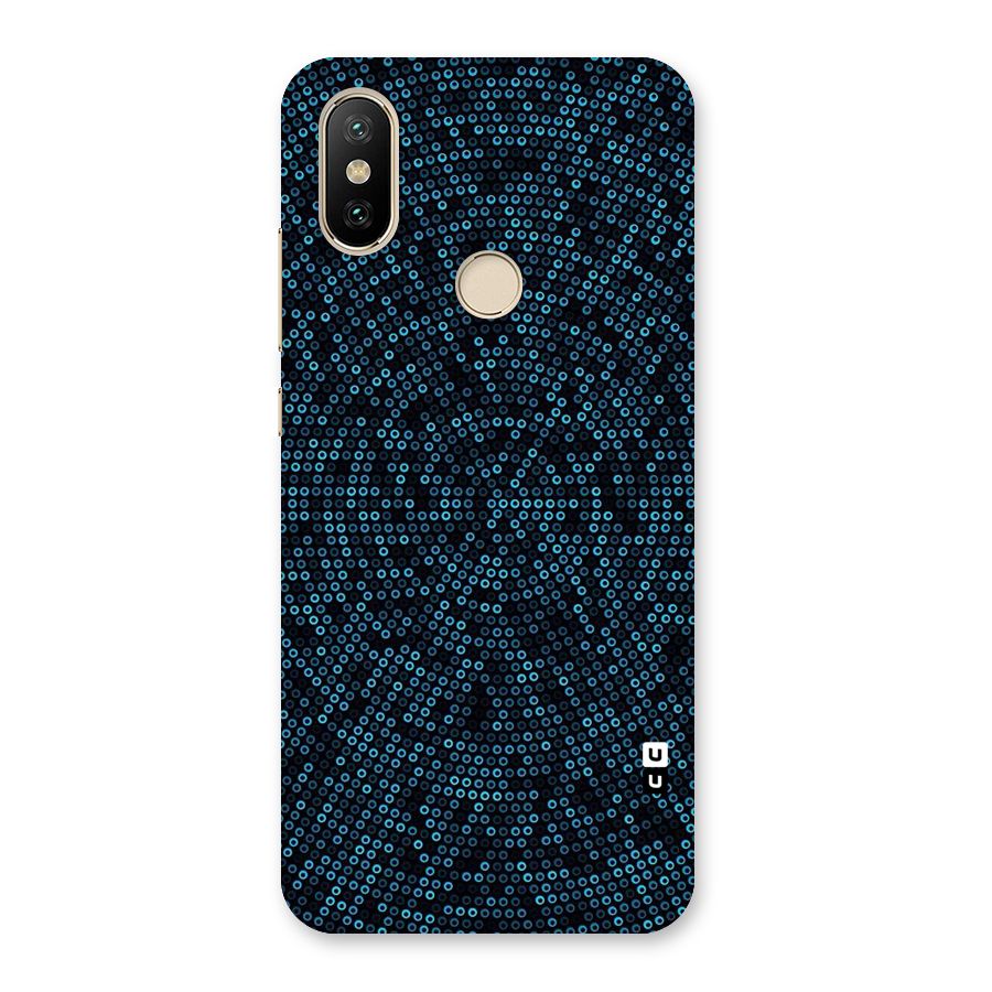 Blue Disco Lights Back Case for Mi A2