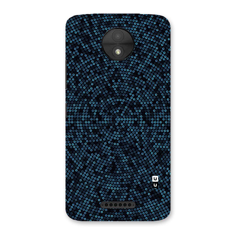 Blue Disco Lights Back Case for Moto C