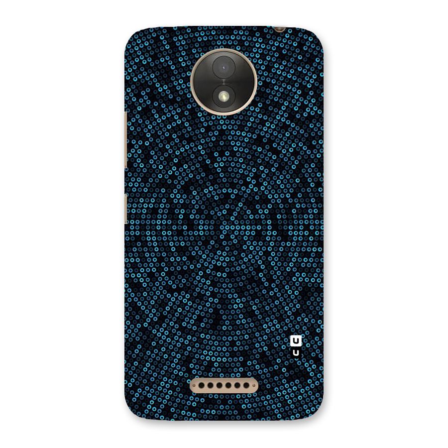 Blue Disco Lights Back Case for Moto C Plus