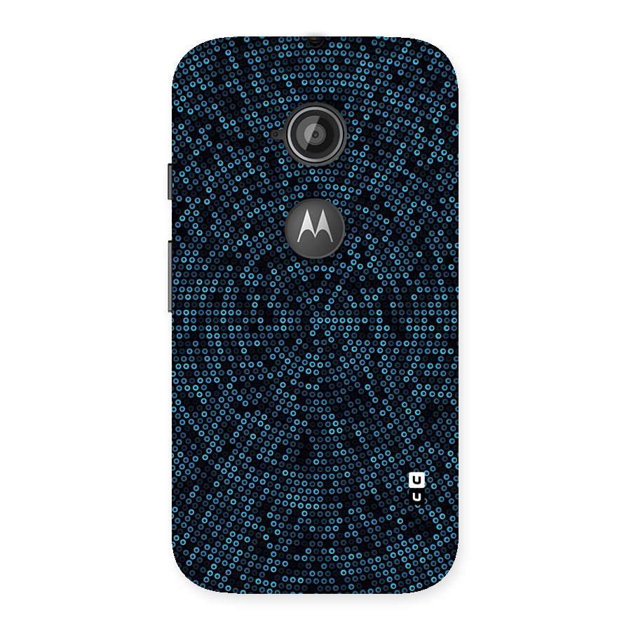 Blue Disco Lights Back Case for Moto E 2nd Gen