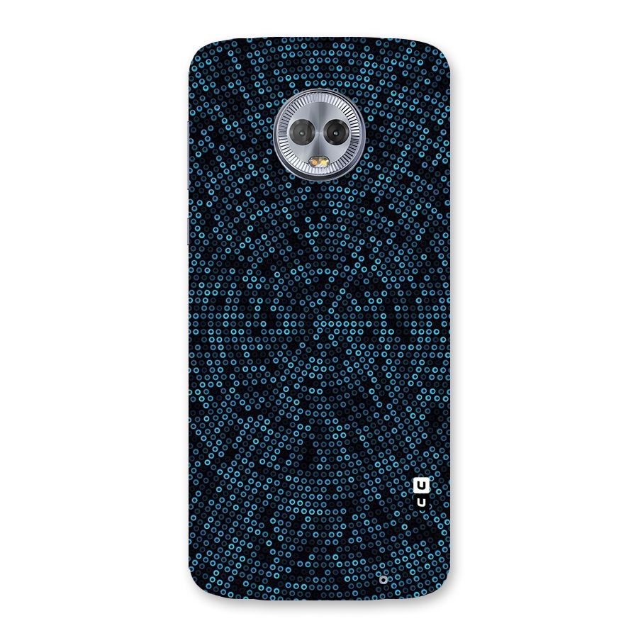 Blue Disco Lights Back Case for Moto G6 Plus