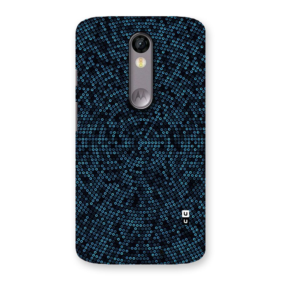 Blue Disco Lights Back Case for Moto X Force