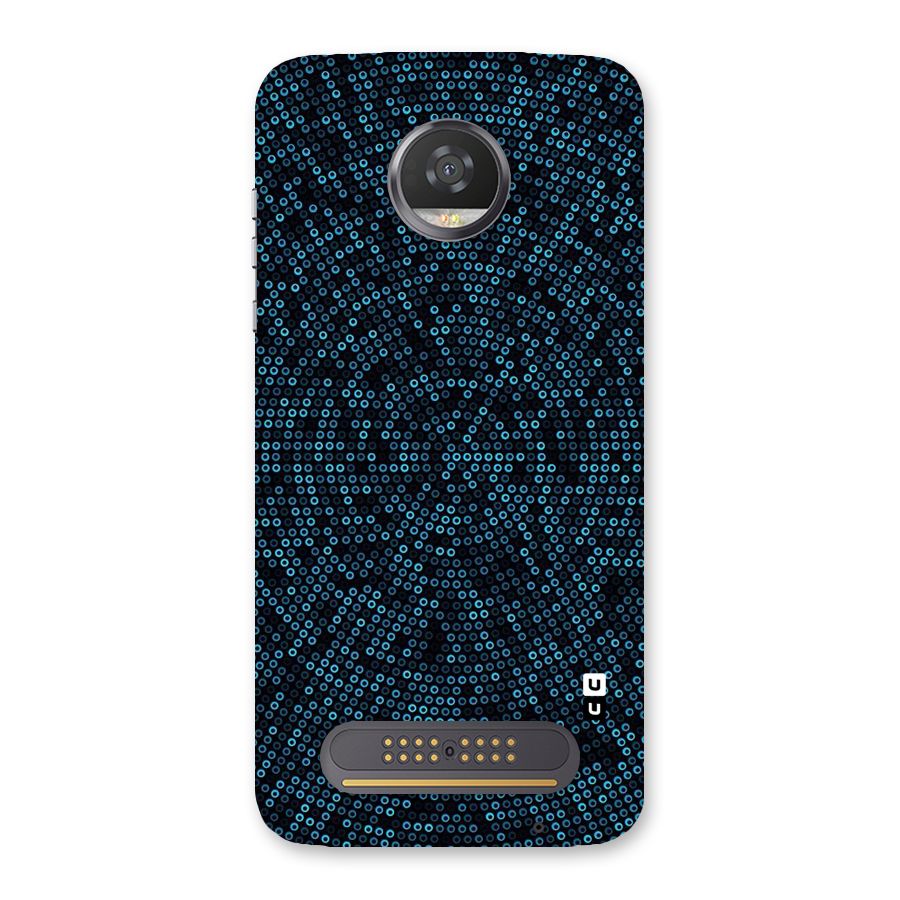 Blue Disco Lights Back Case for Moto Z2 Play
