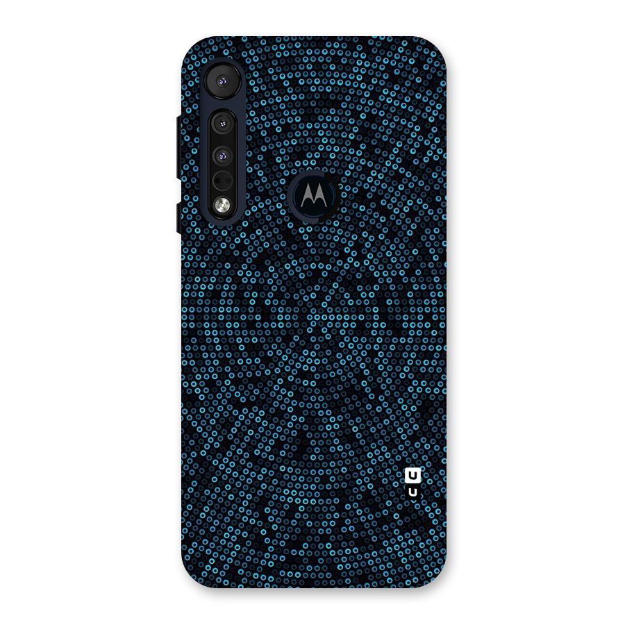 Blue Disco Lights Back Case for Motorola One Macro