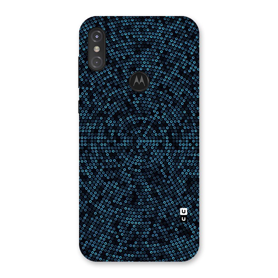Blue Disco Lights Back Case for Motorola One Power