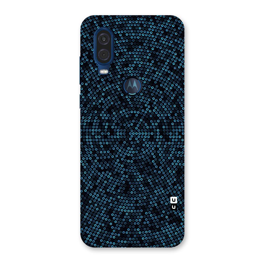 Blue Disco Lights Back Case for Motorola One Vision