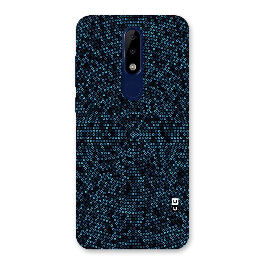 Blue Disco Lights Back Case for Nokia 5.1 Plus