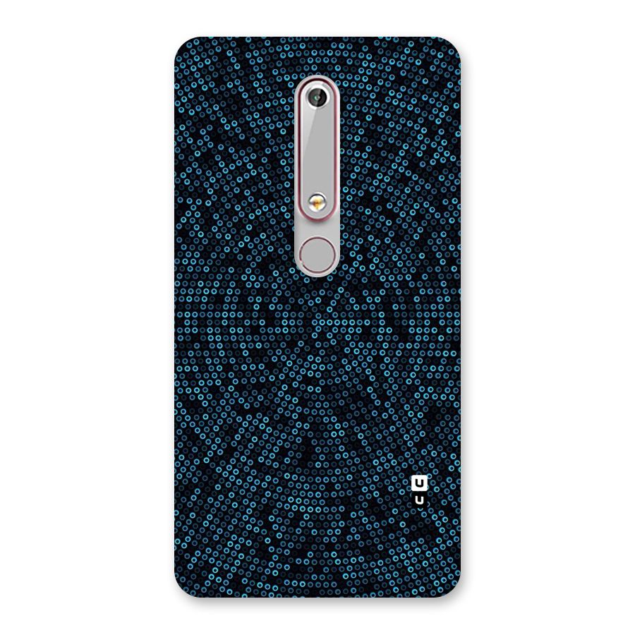 Blue Disco Lights Back Case for Nokia 6.1